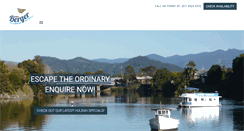 Desktop Screenshot of bergerhouseboats.com.au